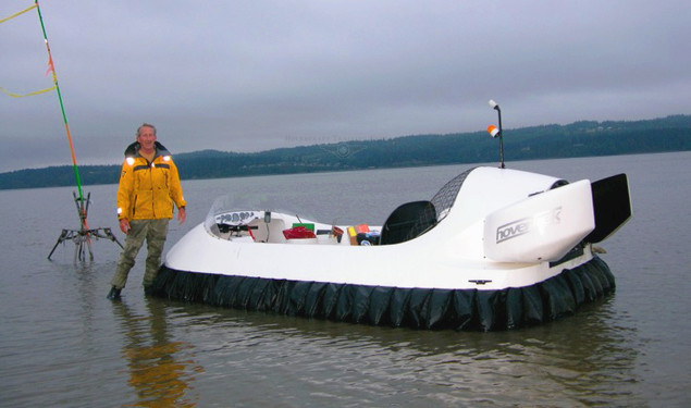 Commercial Hovercraft Pilot training Woods Hole Oceanographic Institution