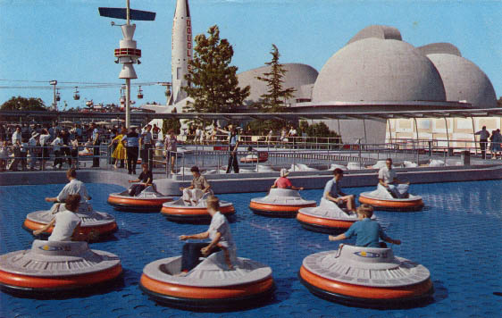 Disneyland Amusement Park Flying Saucer Hovercraft
