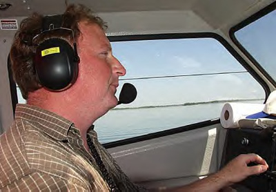 Piloting hovercraft photo