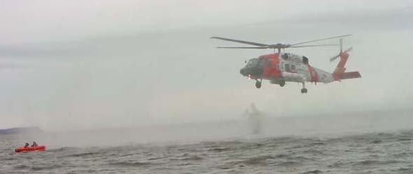 Hovercraft rescue training Anchorage International Airport