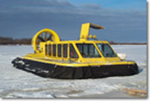 Christian Island Canada Vanguard Hovercraft ferry