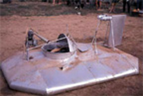 Sinking hovercraft history photo