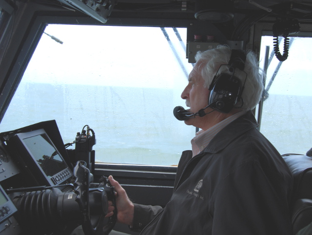 Chris Fitzgerald pilots US Navy LCAC