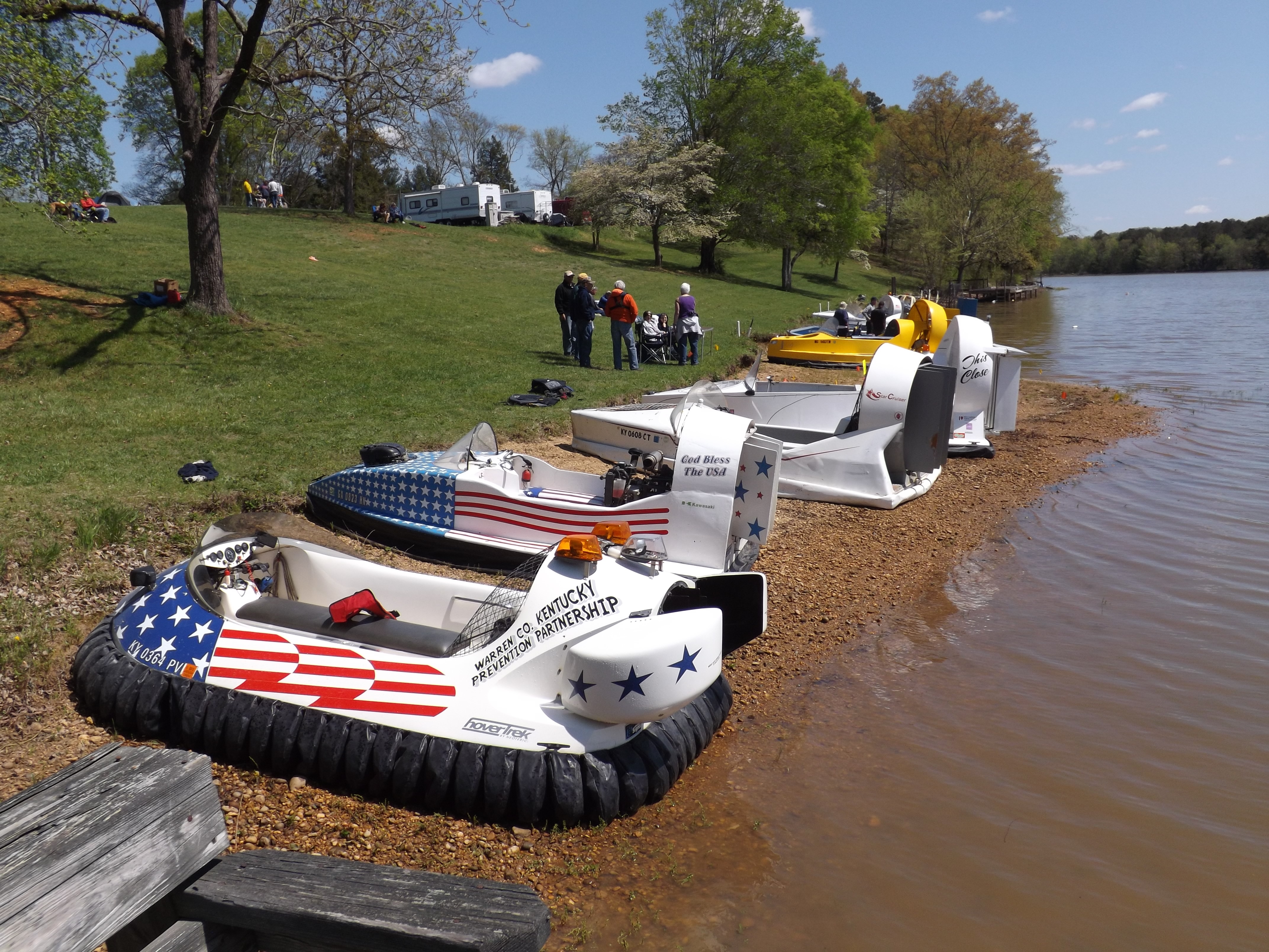 Hovercraft on Hiwassee River