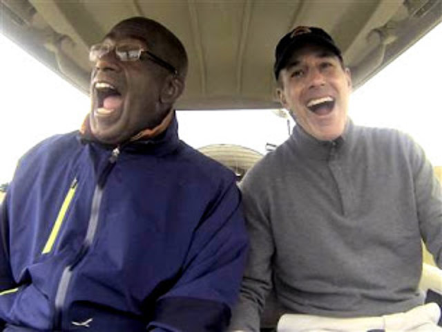 Matt Lauer flies Bubba’s Hover